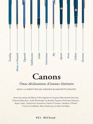 cover image of Canons